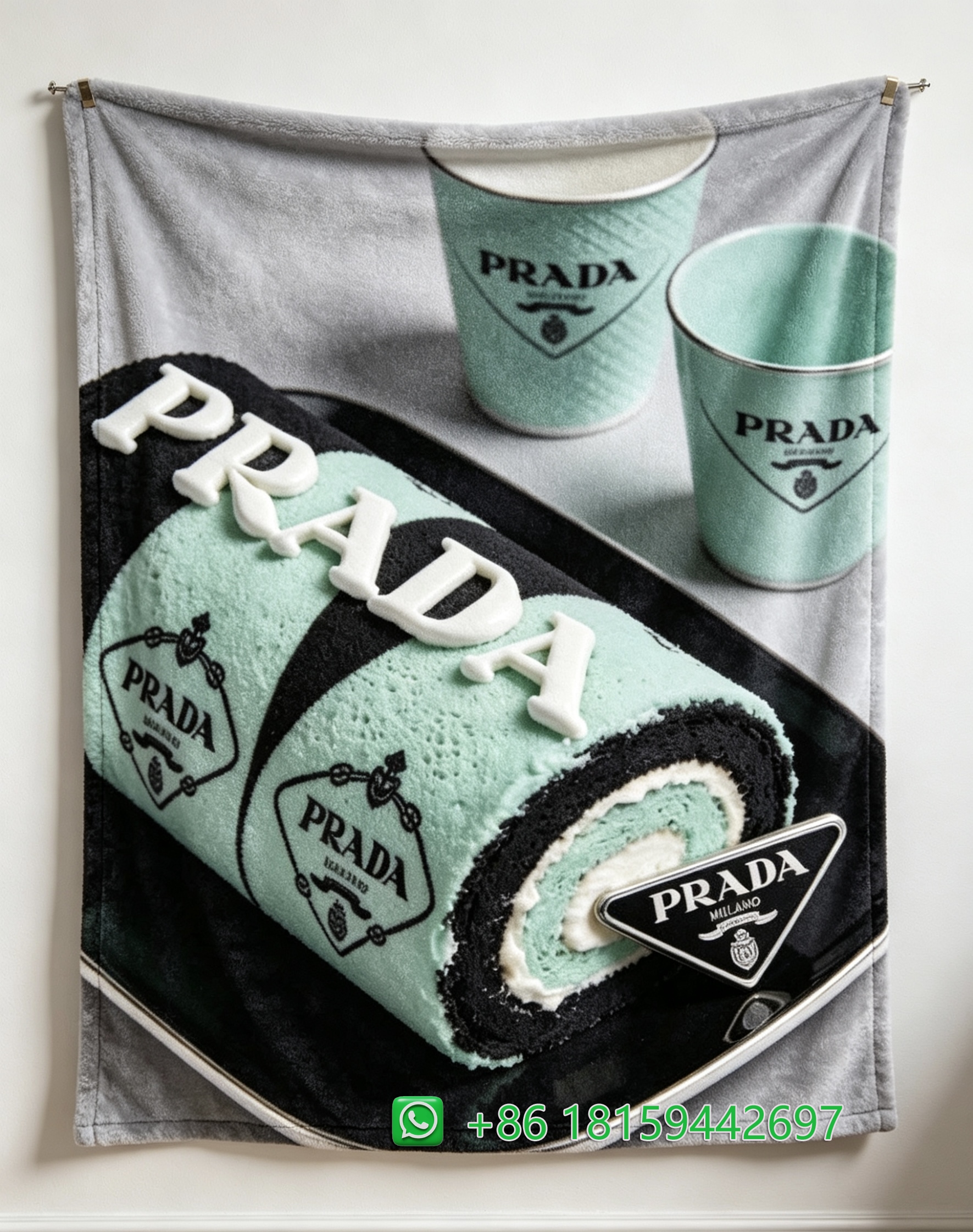 Prada Throw Blankets